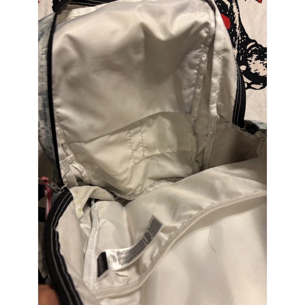 JanSport Digital Camo Backpack Grey Pixel Camouflage School Bag Travel Daypack - Picture 5 of 5